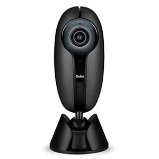 Qubo Outdoor Security Camera (Black) from Hero Group | Made in India | IP65 All-Weather | 2MP 1080p Full HD | CCTV Wi-Fi Camera | Night Vision | Mobile App Connectivity | Cloud & SD Card Recording