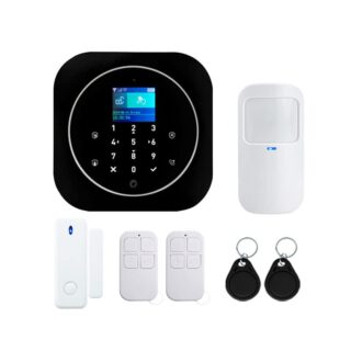 ROCKTECH® Wireless Smart Security Alarm System with RFID and Remote Tag,Motion & Door Sensor, SMS/Phone Alerts,User Password Protection and Control via Tuya App