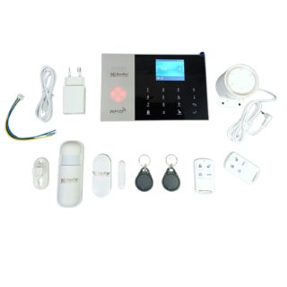 NAVKAR SYSTEMS WiFi GSM Touch Home Security Burglar Alarm System with Mobile App